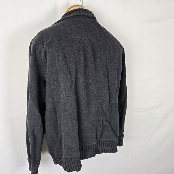 Calvin Klein Jacket Men's Size Large Gray Zip Up Soft Shell Pockets Long Sleeves - Picture 14 of 16